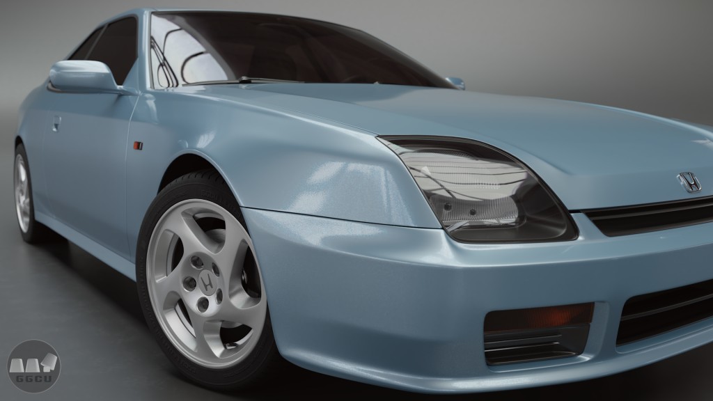 Honda Prelude V 3D model preview image 1